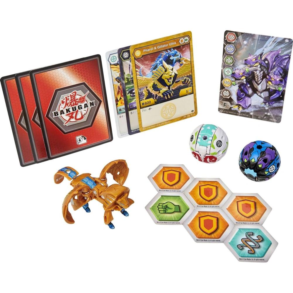 Купить игровой набор Spin Master Bakugan 6059945 Слияние фракций Харол х  Гиллатор Ультра Сезон 2, цены на Мегамаркет