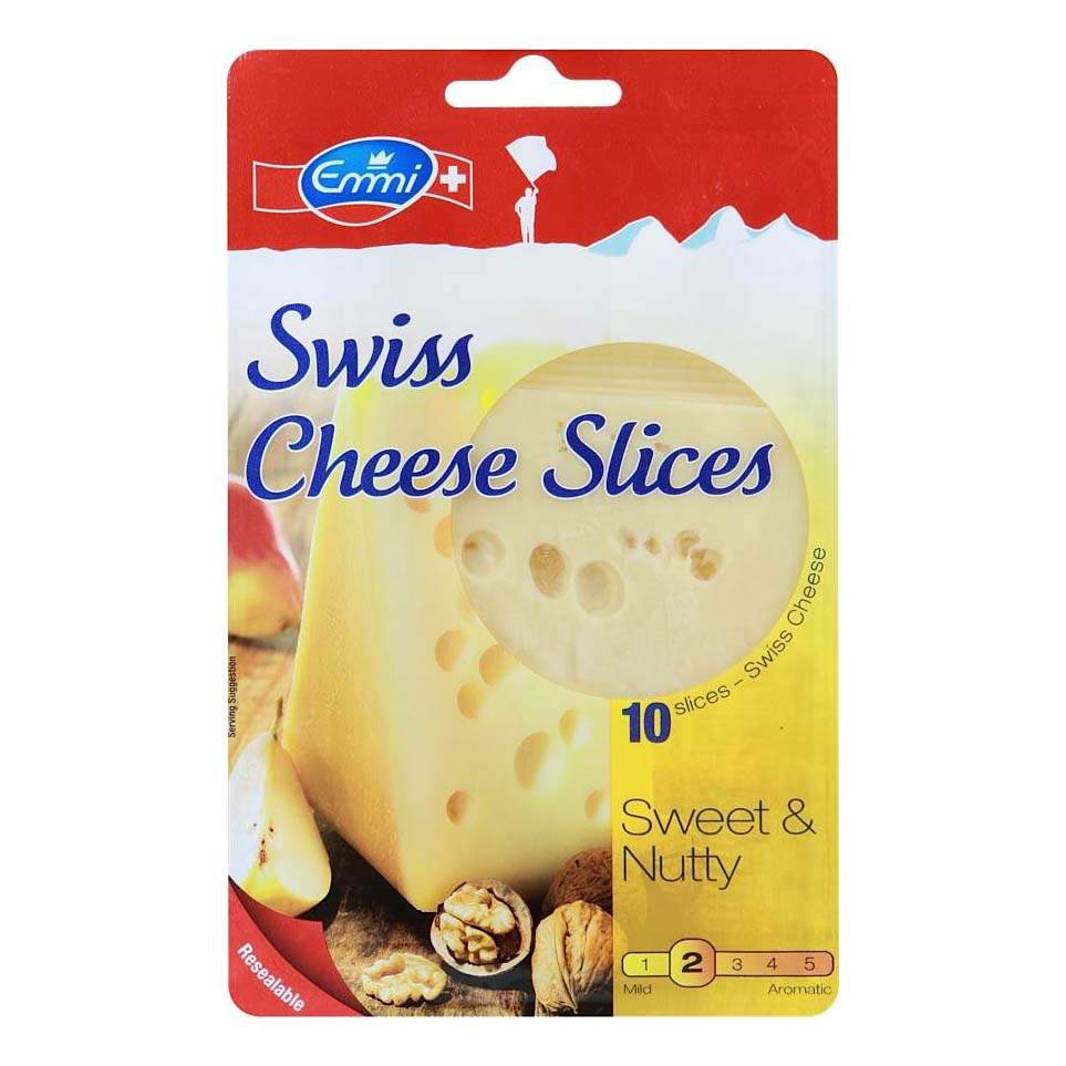 Сыр твердый Emmi Швейцарский нарезка 150 г