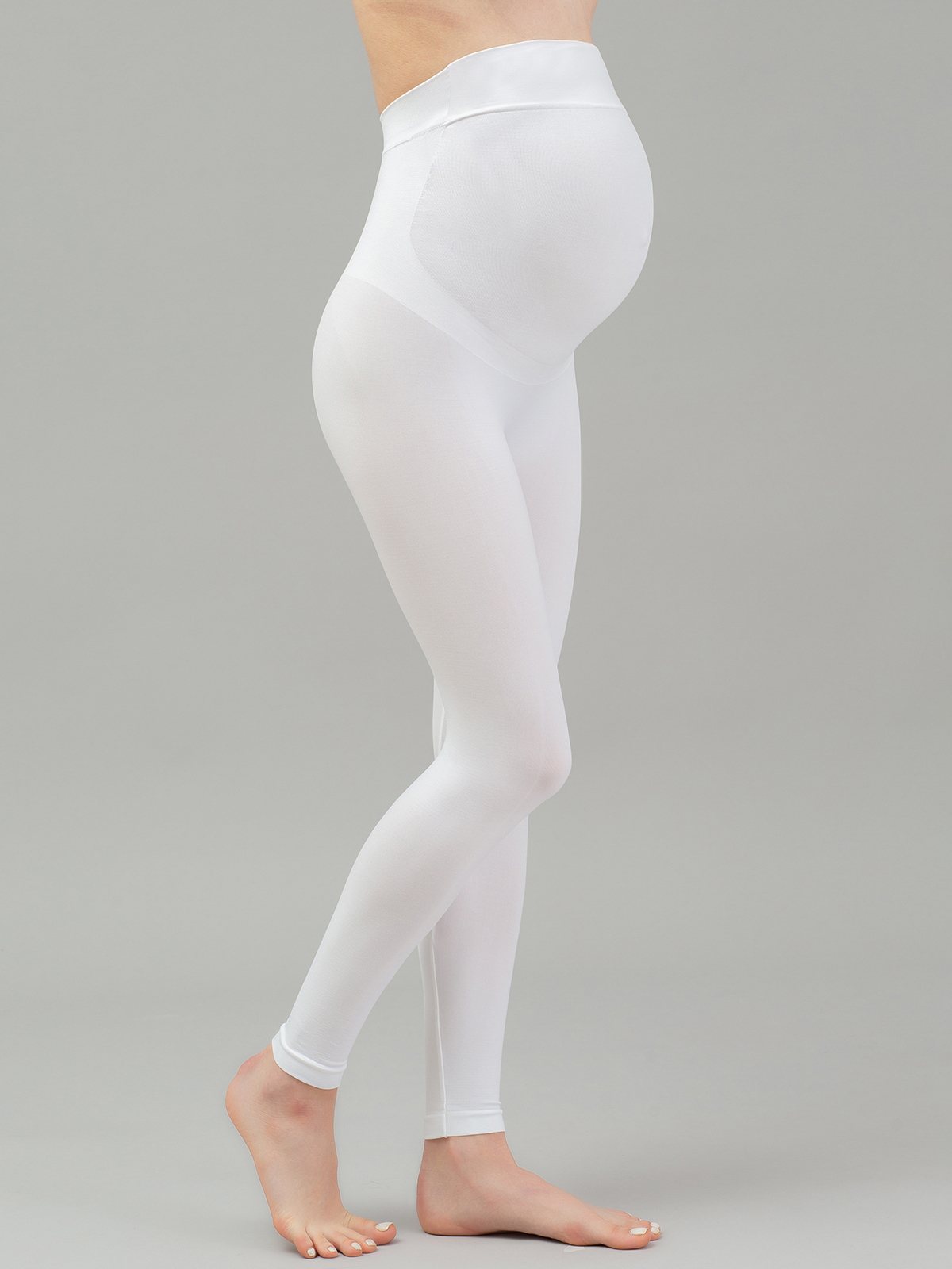 Леггинсы женские Giulia LEGGINGS MAMA белые L-XL