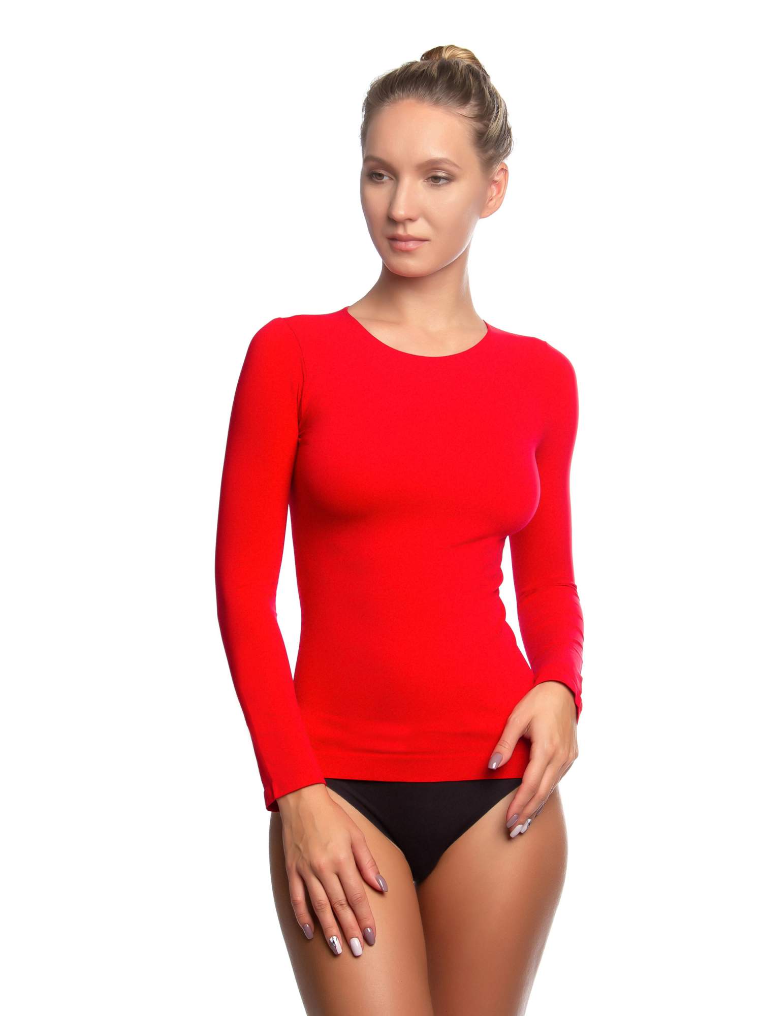 Лонгслив домашний женский Mademoiselle T-Shirt Girocollo M/L (Ilar) красный S