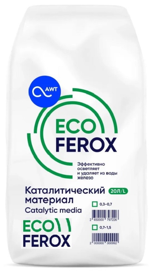Фильтрующий материал Экоферокс (Ecoferox) 0.7-1.5 20 л купить в интернет-магазине, цены на Мегамаркет