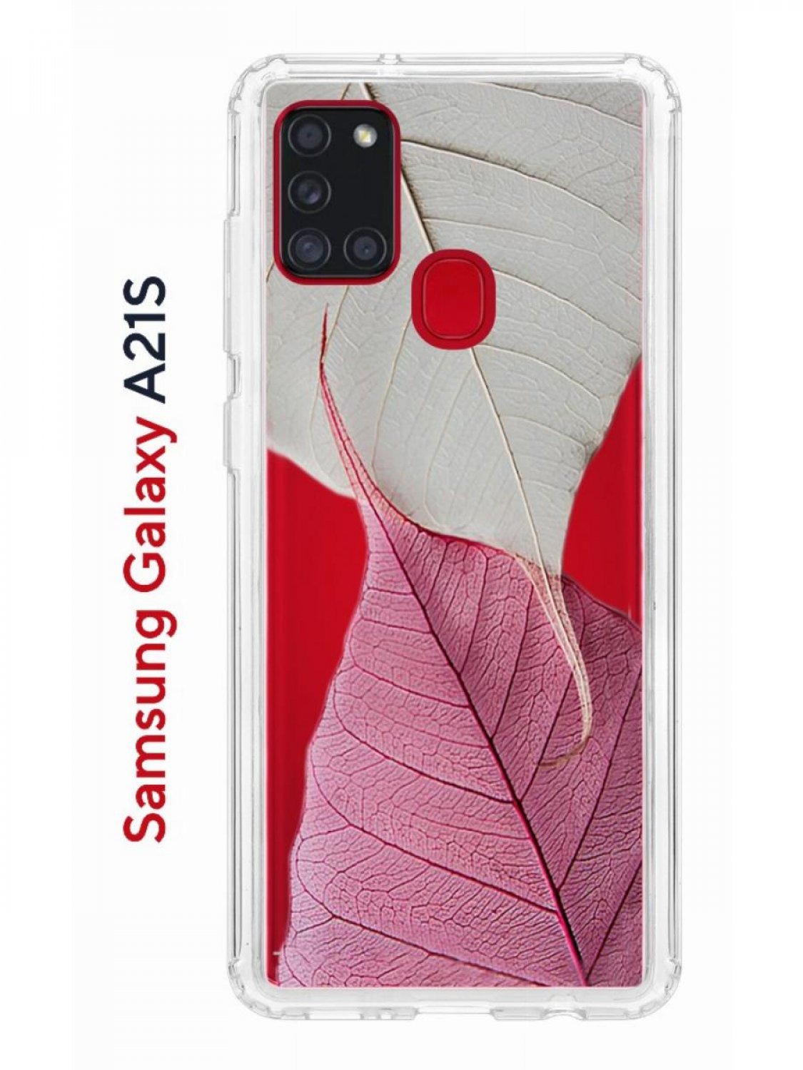 Чехол на Samsung Galaxy A21S с принтом Kruche Print Pink and white,  противоударный бампер, купить в Москве, цены в интернет-магазинах на  Мегамаркет