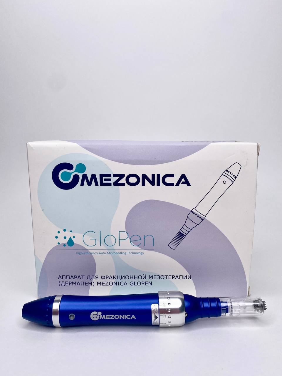 Аппарат дермапен Mezonica GloPen T6 для косметической процедуры фракционной  мезотерапии – купить в Москве, цены в интернет-магазинах на Мегамаркет