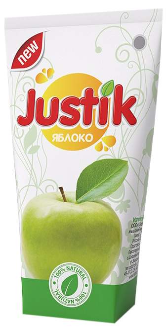 Нектар Justik яблочный 200 мл