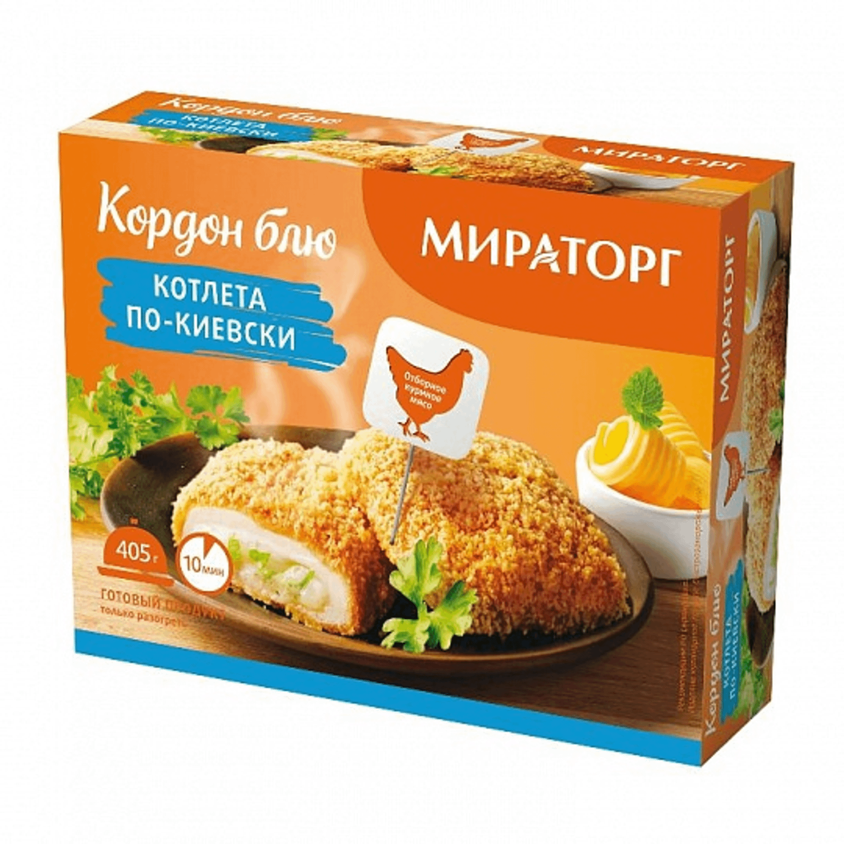 Купить котлета по-киевски Мираторг с молодым картофелем в сливочном соусе,  350 г, цены на Мегамаркет | Артикул: 100027306657