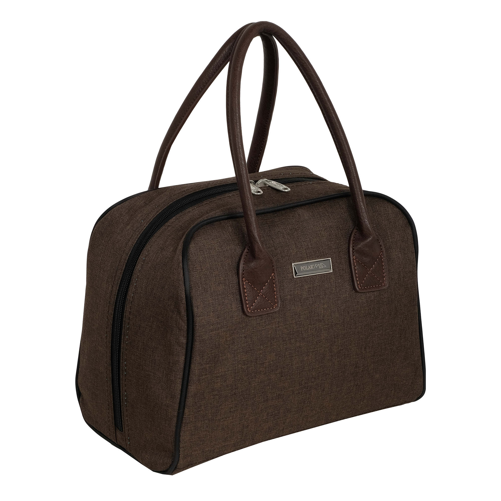 Дорожная сумка унисекс Polar П7117-23 темно-коричневая