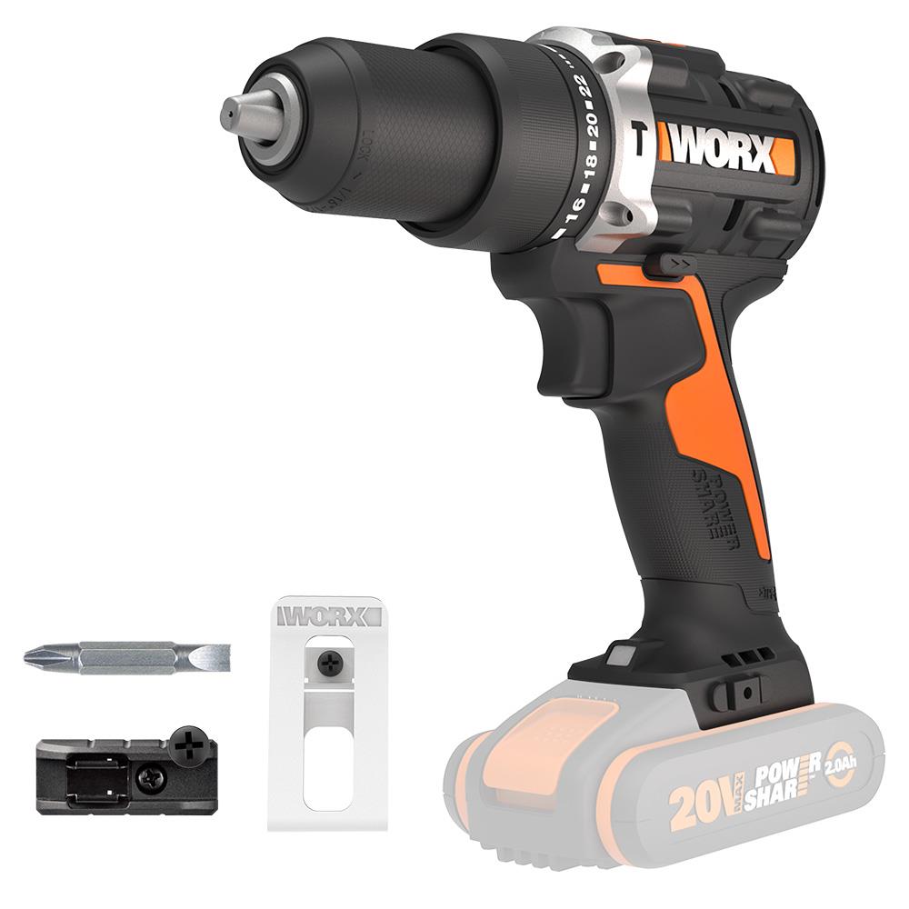 Дрель Worx WX352.9 - купить в OBI, цена на Мегамаркет