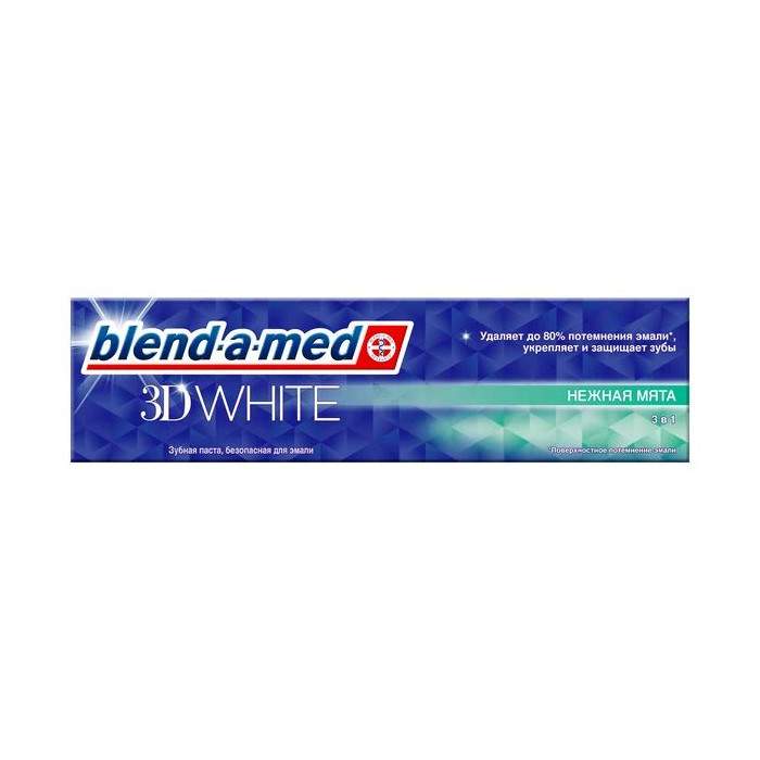 Зубная паста Blend-a-Med 3D White Трехмерное отбеливание 100 мл - купить в Мегамаркет Воронеж, цена на Мегамаркет