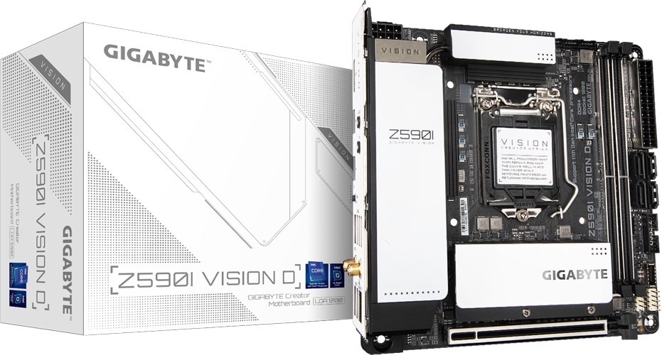 Материнская плата GIGABYTE Z590I VISION D