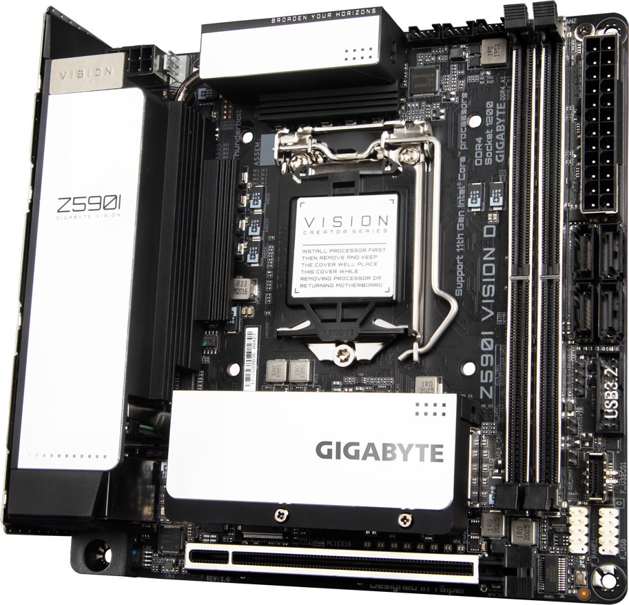 Материнская плата GIGABYTE Z590I VISION D