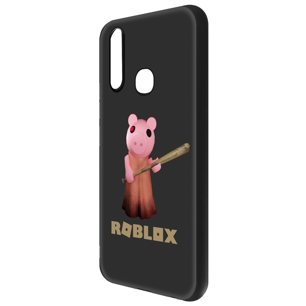 Чехол-накладка Krutoff Soft Case Roblox-Пигги для Vivo Y12 черный, купить в  Москве, цены в интернет-магазинах на Мегамаркет