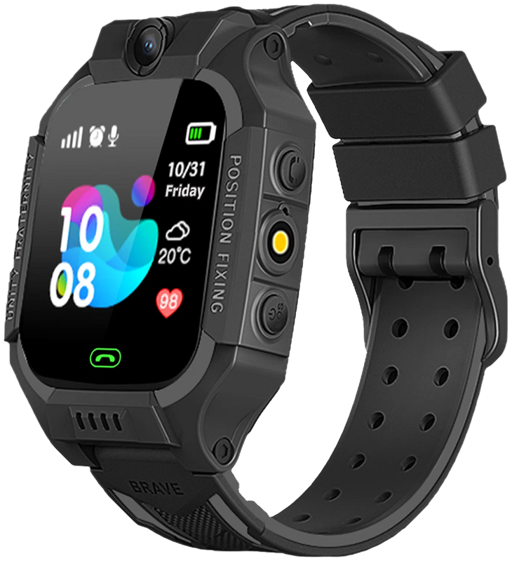 Смарт-часы детские S&H, Z6 черные / 45361481 - купить в Smart Shop, цена на Мегамаркет