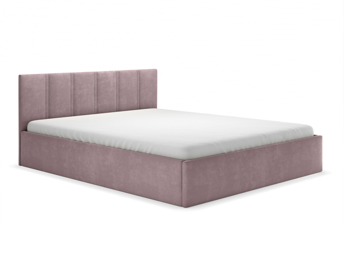 Двуспальная кровать Первый Мебельный Кери Розовый, велюр 160х200 см - купить в Первый мебельный, цена на Мегамаркет