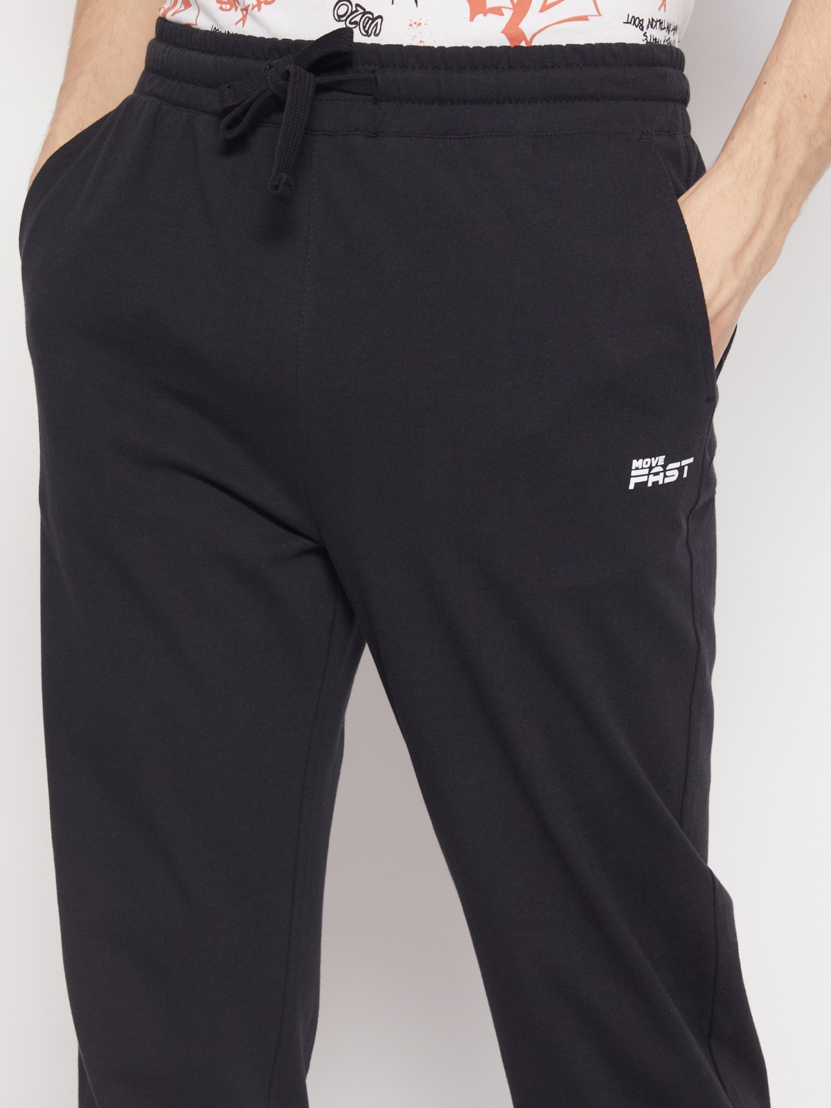Спортивные брюки мужские Zolla 01211761U012 черные M