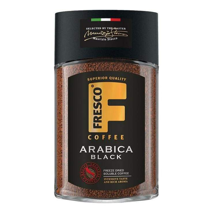 Купить кофе Fresco Arabica Black растворимый 90 г, цены на Мегамаркет | Артикул: 100050025787