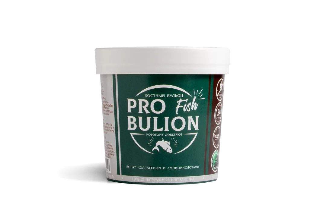 Купить бульон Probulion костный рыбный замороженный 300 мл, цены на Мегамаркет | Артикул: 100050025735