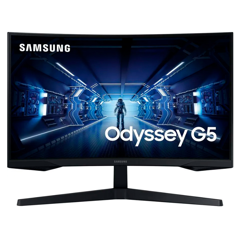 27" Монитор Samsung Odyssey G5 G55C черный 165Hz 2560x1440 VA, купить в Москве, цены в интернет-магазинах на Мегамаркет