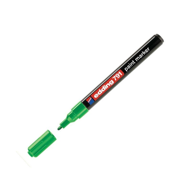 Маркер edding Paint зеленый 1-2 мм пластиковый корпус зеленый