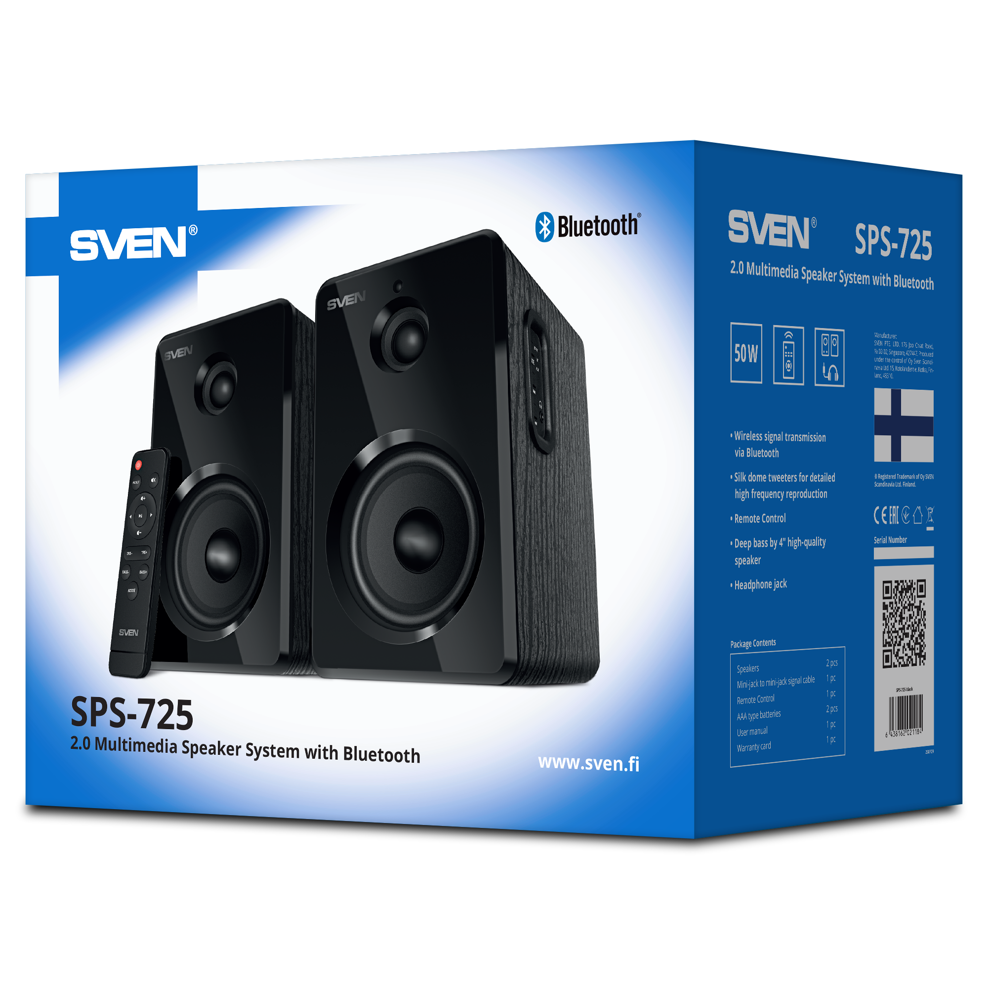 Компьютерные колонки SVEN SPS-725 Black, купить в Москве, цены в ...