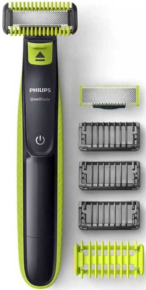 Триммер PHILIPS OneBlade QP2620/20 Green/Black, купить в Москве, цены в интернет-магазинах на Мегамаркет