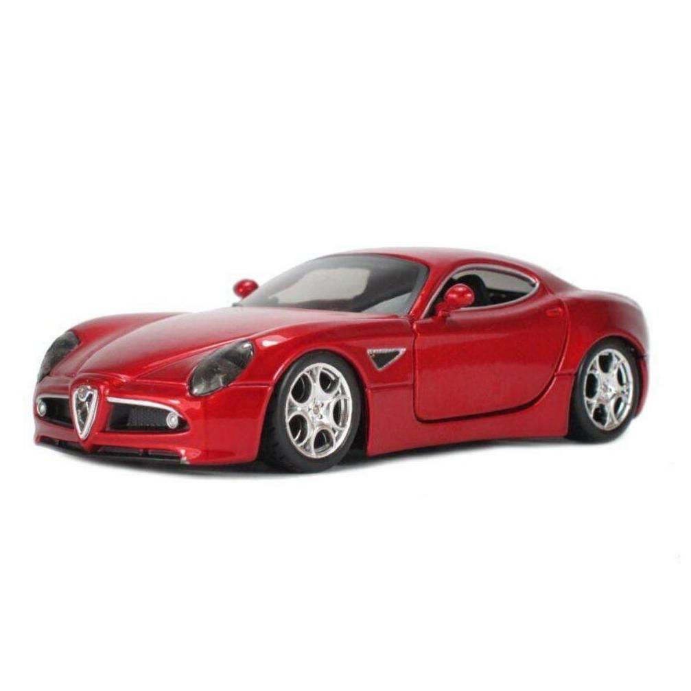 Купить bburago Коллекционная машинка 1:32 Street Fire Alfa Romeo 8C  Competizione, красный, цены на Мегамаркет