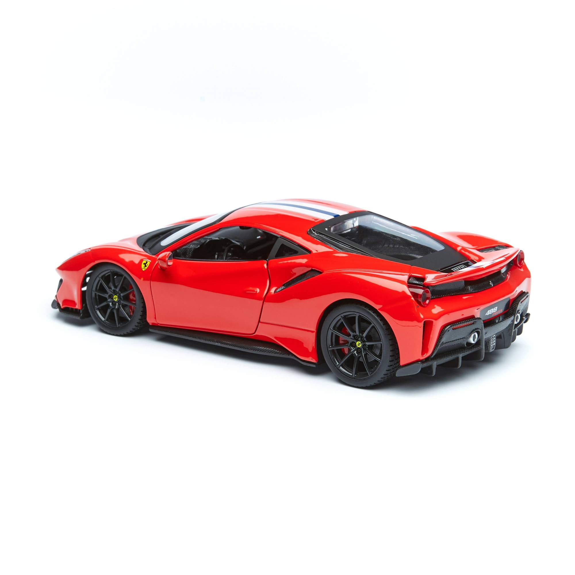 Купить bburago Коллекционная машинка Феррари 1:24 Ferrari 488 Pista,  красный, цены на Мегамаркет