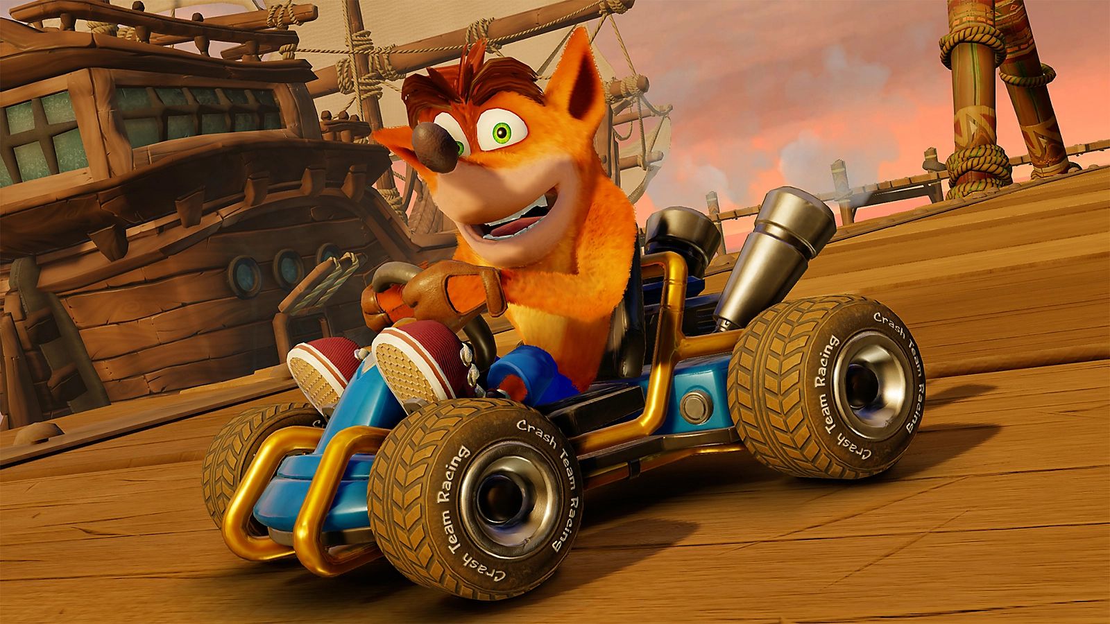 Игра Crash Team Racing Nitro-Fueled для PS4, английская версия - купить в  Москве, цены в интернет-магазинах Мегамаркет