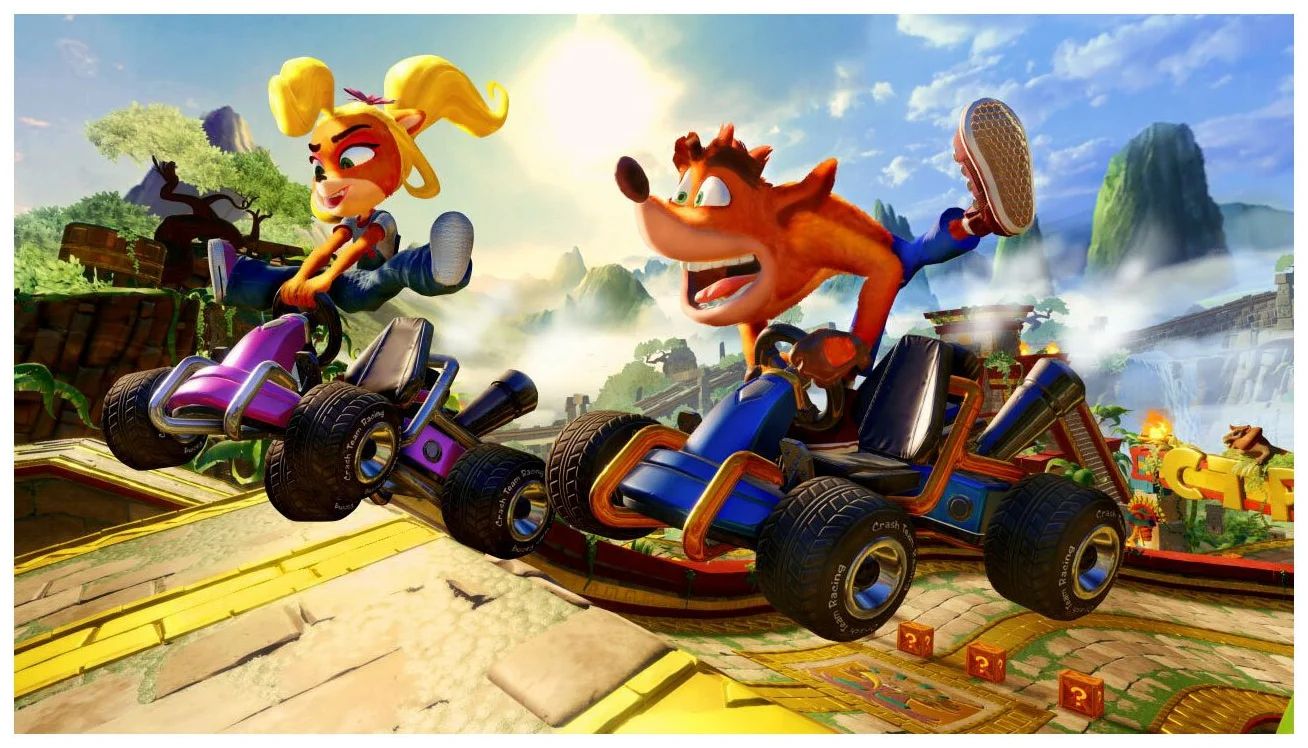 Игра Crash Team Racing Nitro-Fueled для PS4, английская версия - купить в  Москве, цены в интернет-магазинах Мегамаркет