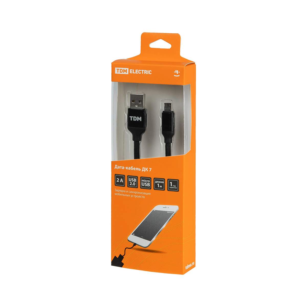 Кабель micro usb - usb Tdm Electric 1 м черный - купить в TDMidow, цена на  Мегамаркет