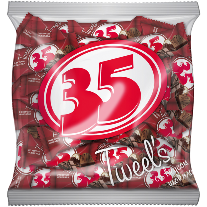 Шоколадные конфеты 35 Tweels со вкусом шоколада 500 г