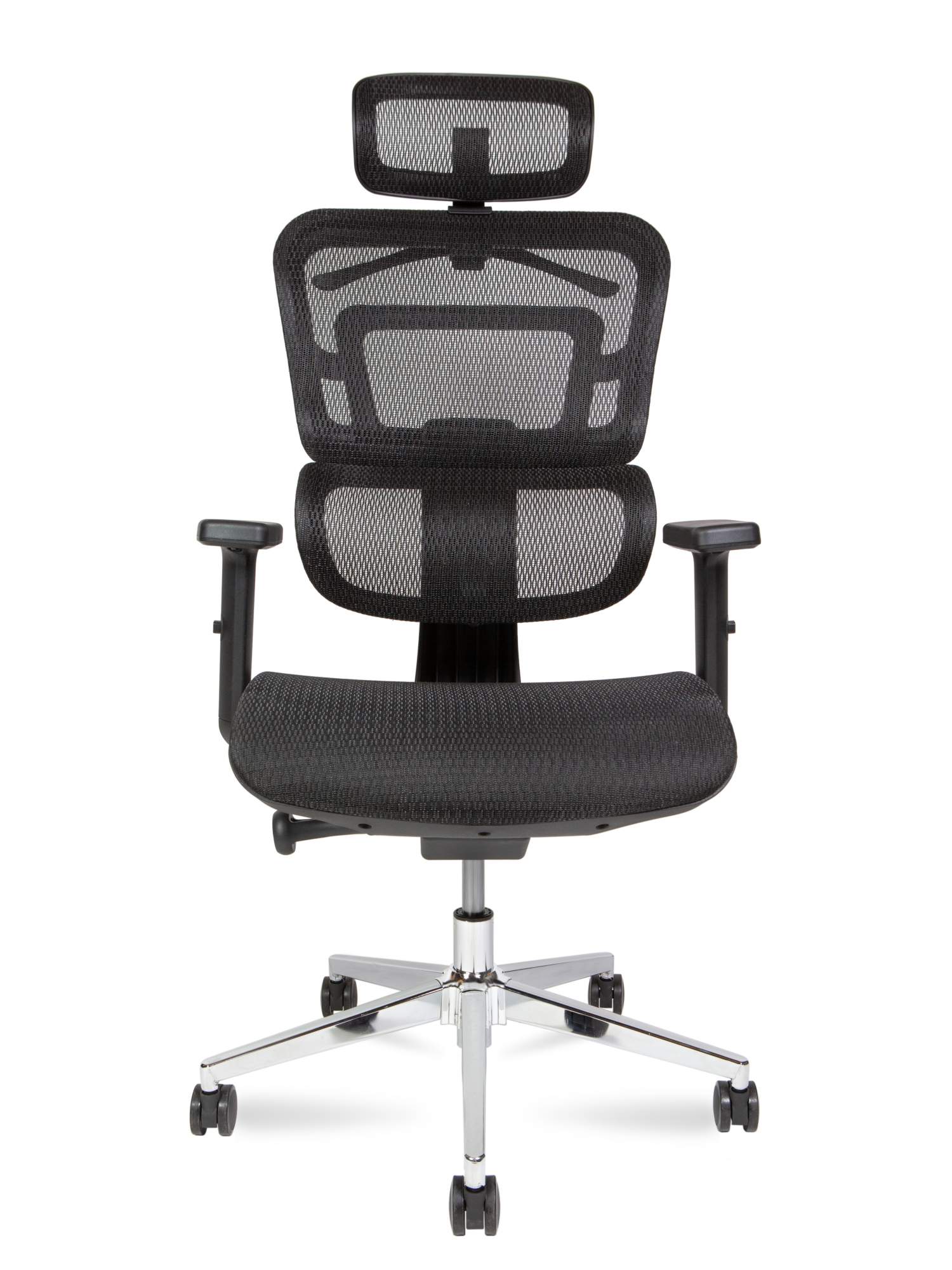 Кресло офисное NORDEN Ergo M черный пластик / черная сетка / черная сетка - купить в PRIMESHOP, цена на Мегамаркет