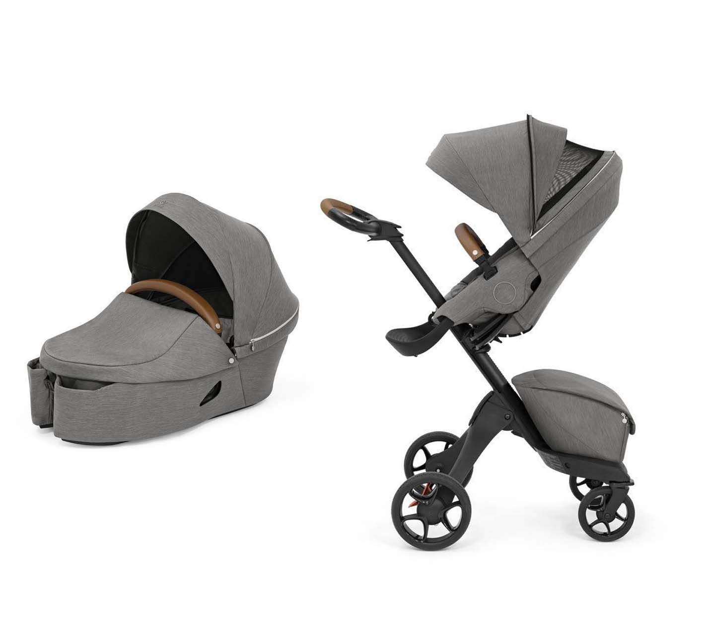 Коляска 2в1 Stokke XPLORY X Black/Modern grey 571402/572102 - купить с  доставкой по выгодным ценам в интернет-магазине OZON (1248453520)