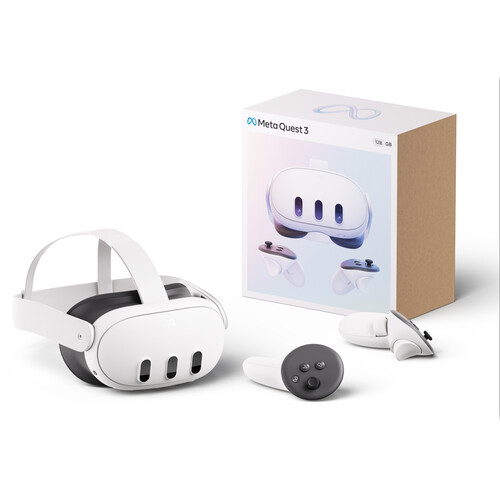 Шлем виртуальной реальности Meta Oculus Quest 3 (128 Гб) - купить в Мир Электроники, цена на Мегамаркет