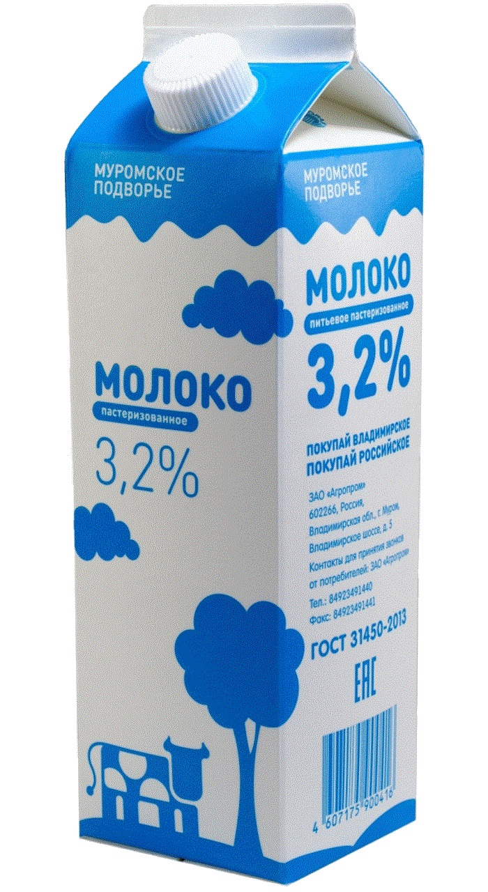 Купить бзмж молоко муромское подворье 3,2% пюр/пак 870мл, цены на  Мегамаркет | Артикул: 100027305785