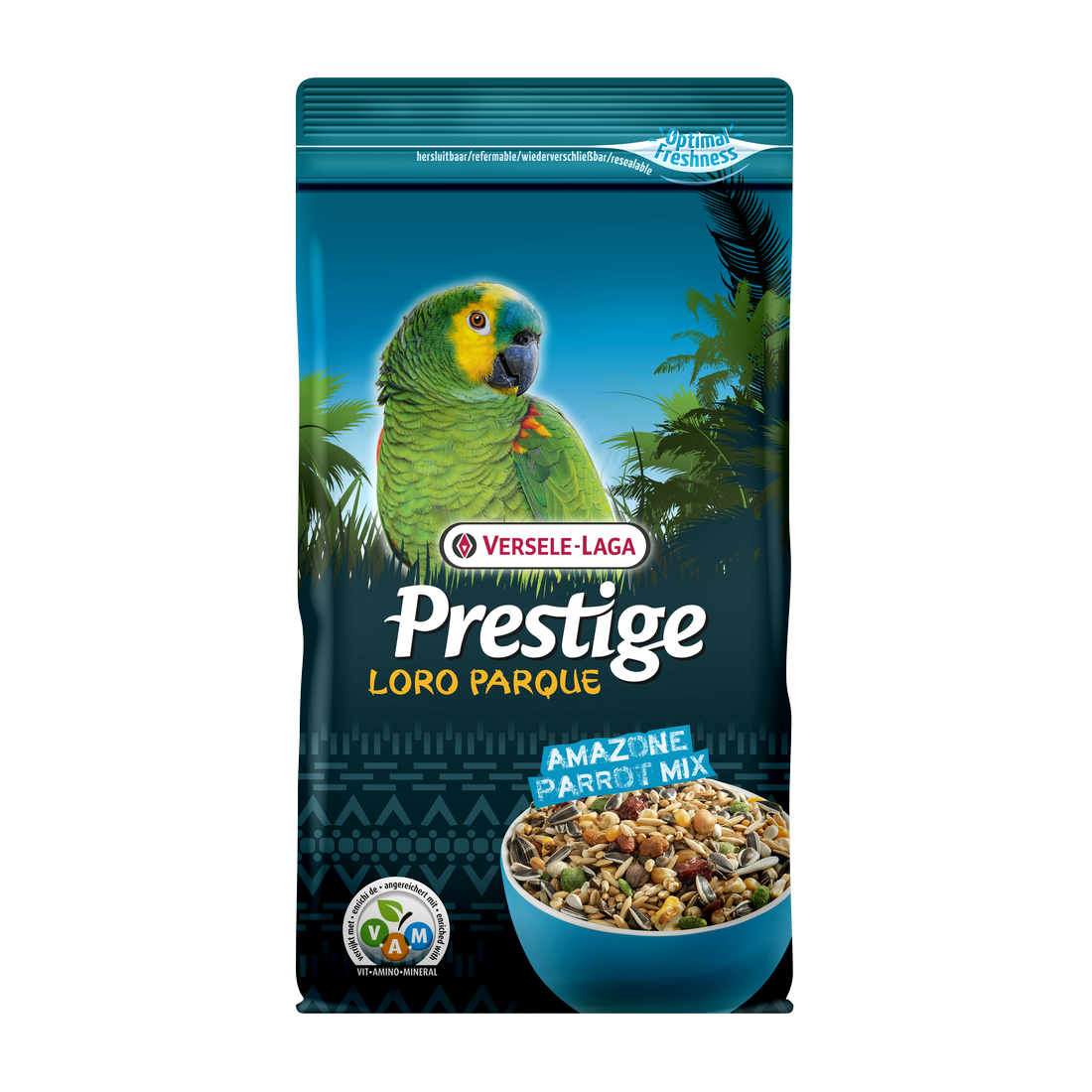 Основной корм Versele-Laga Prestige Amazone Parrot Loro Parque для крупных попугаев 1000г