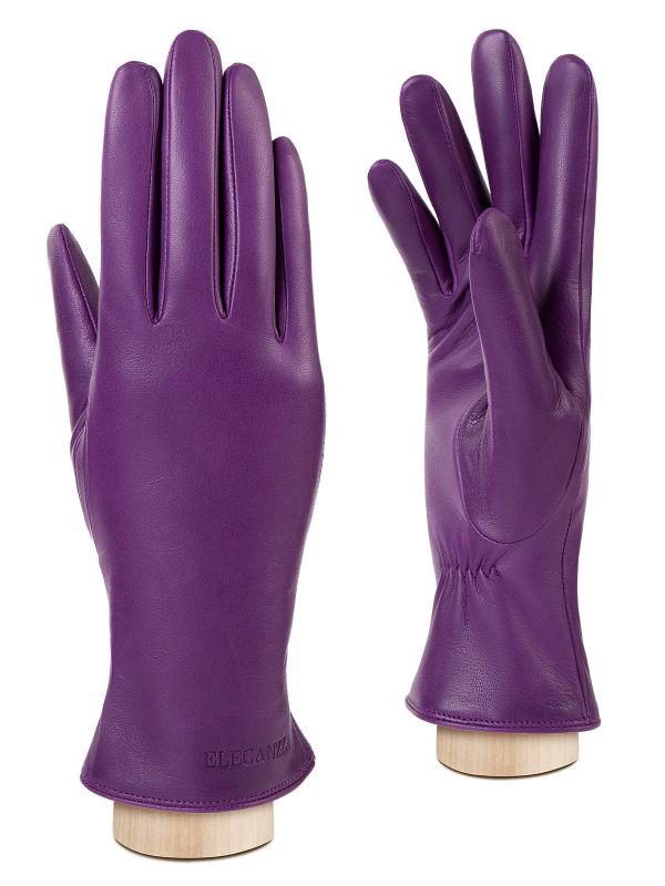 Перчатки женские Eleganzza IS00700 темно-фиолетовые р.6.5