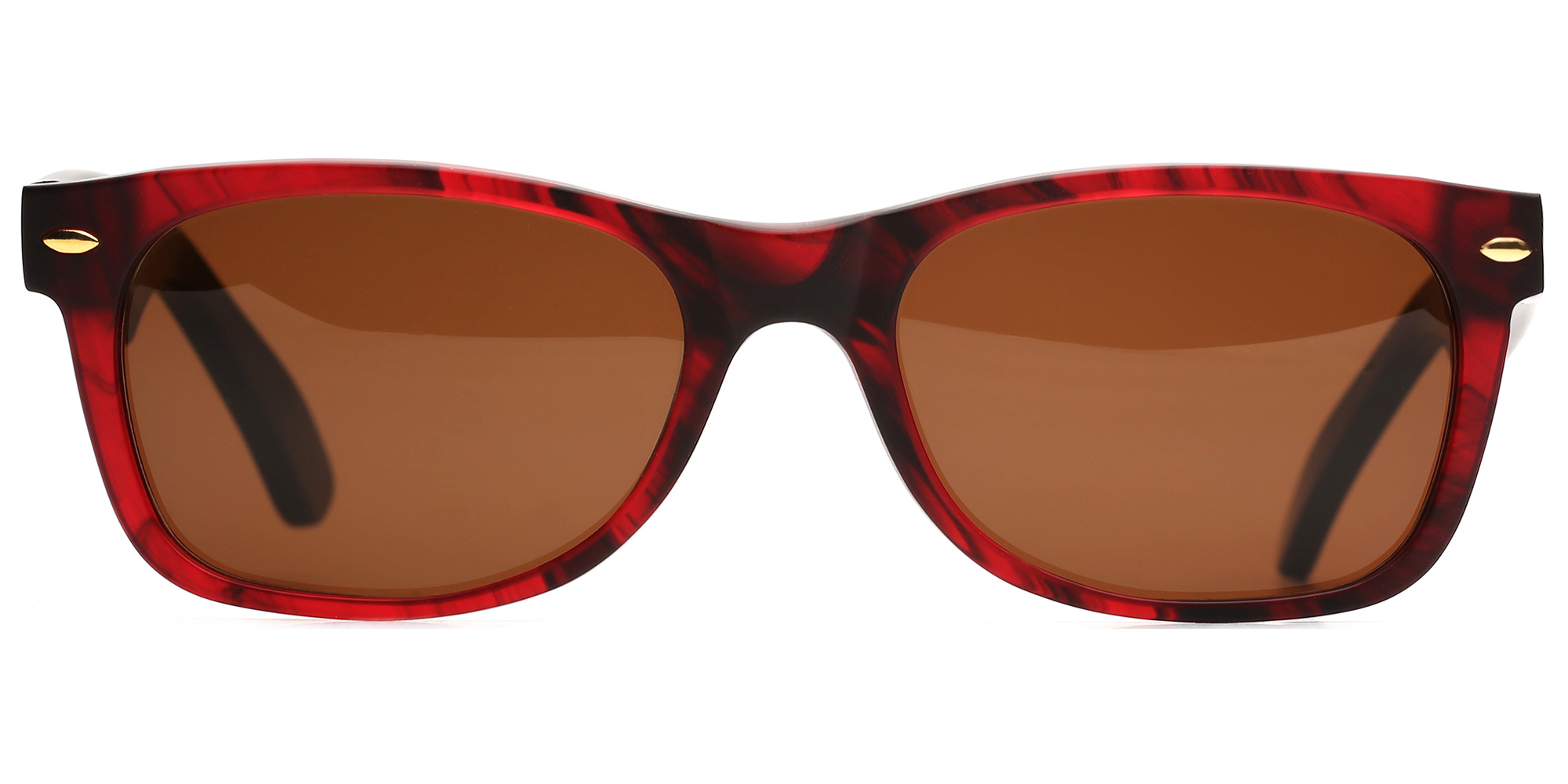 Солнцезащитные очки женские Brillenhof SUN K3211 коричневые/красные