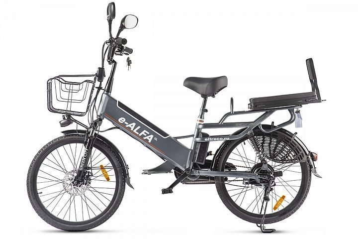 Электровелосипед Green City e-Alfa GL 2021 19" dark gray