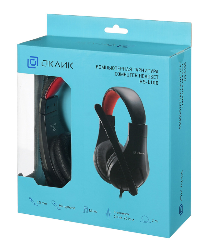 Как разобрать наушники оклик Игровые наушники Oklick HS-L100 черный, красный - купить в Техпром (FBS), цена н