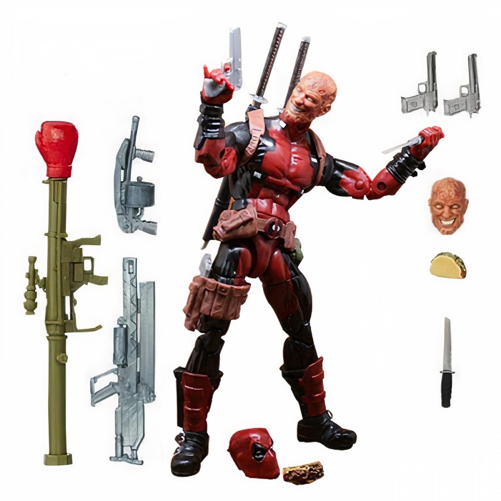 Фигурка StarFriend Дэдпул с оружием Deadpool, подвижная, аксессуары, 18 см  – купить в Москве, цены в интернет-магазинах на Мегамаркет