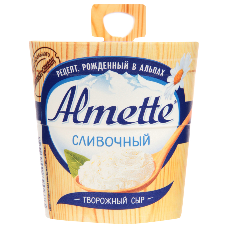 Сыр творожный Альметте сливочный 60% 150г