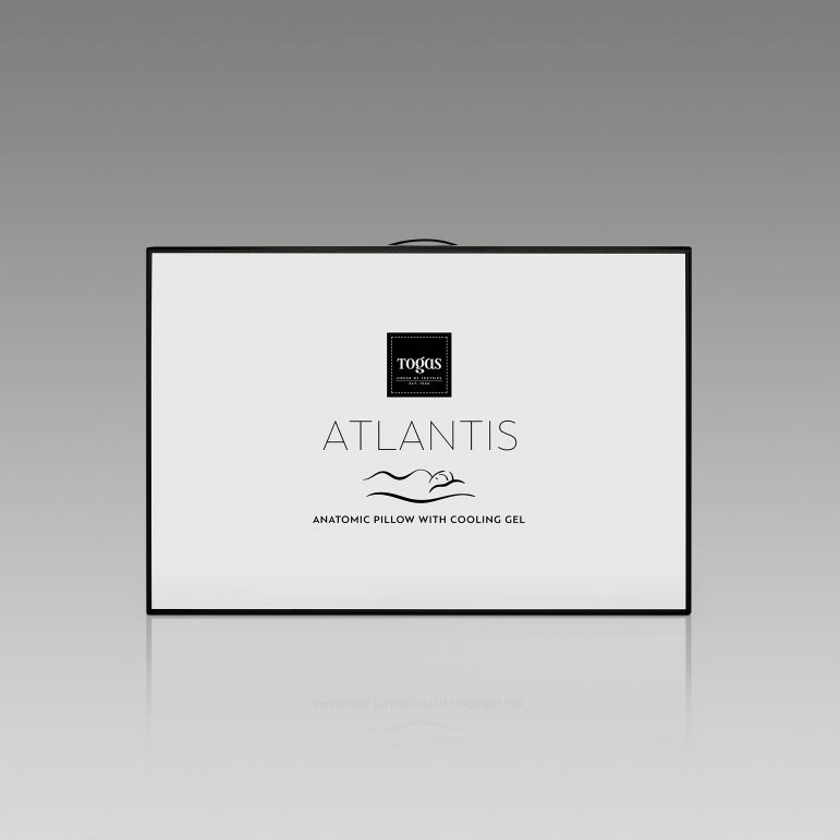 Подушка Togas Атлантис 61x38x10,5/7,5 см, ортопедическая, 20.05.23.0013