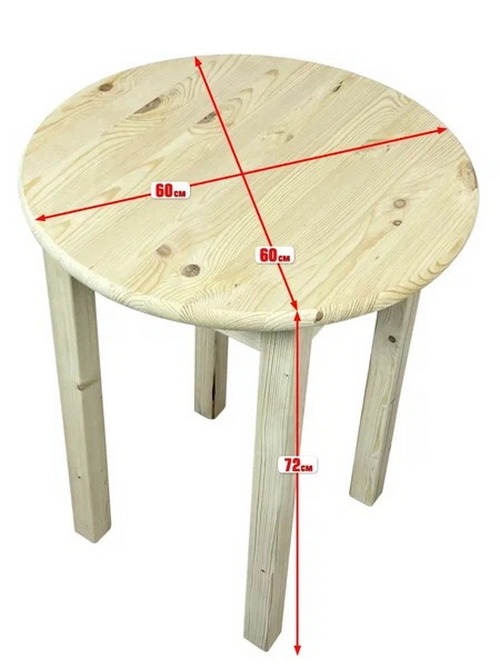 Как собрать стол кухонный круглый