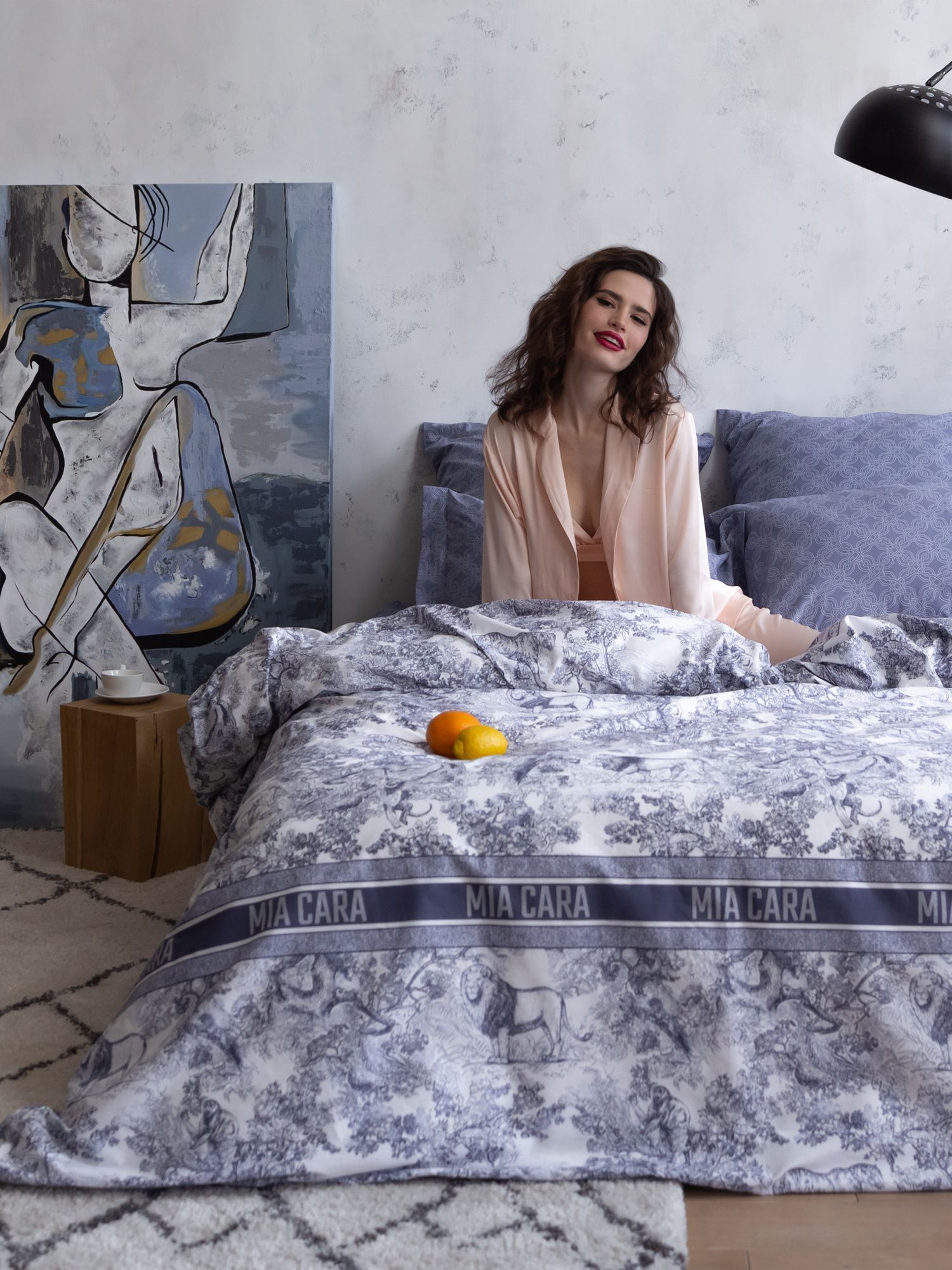 Комплект постельного белья семейный люкс перкаль Mia Cara Miss Stile 50х70;  70х70 Stella - отзывы покупателей на Мегамаркет