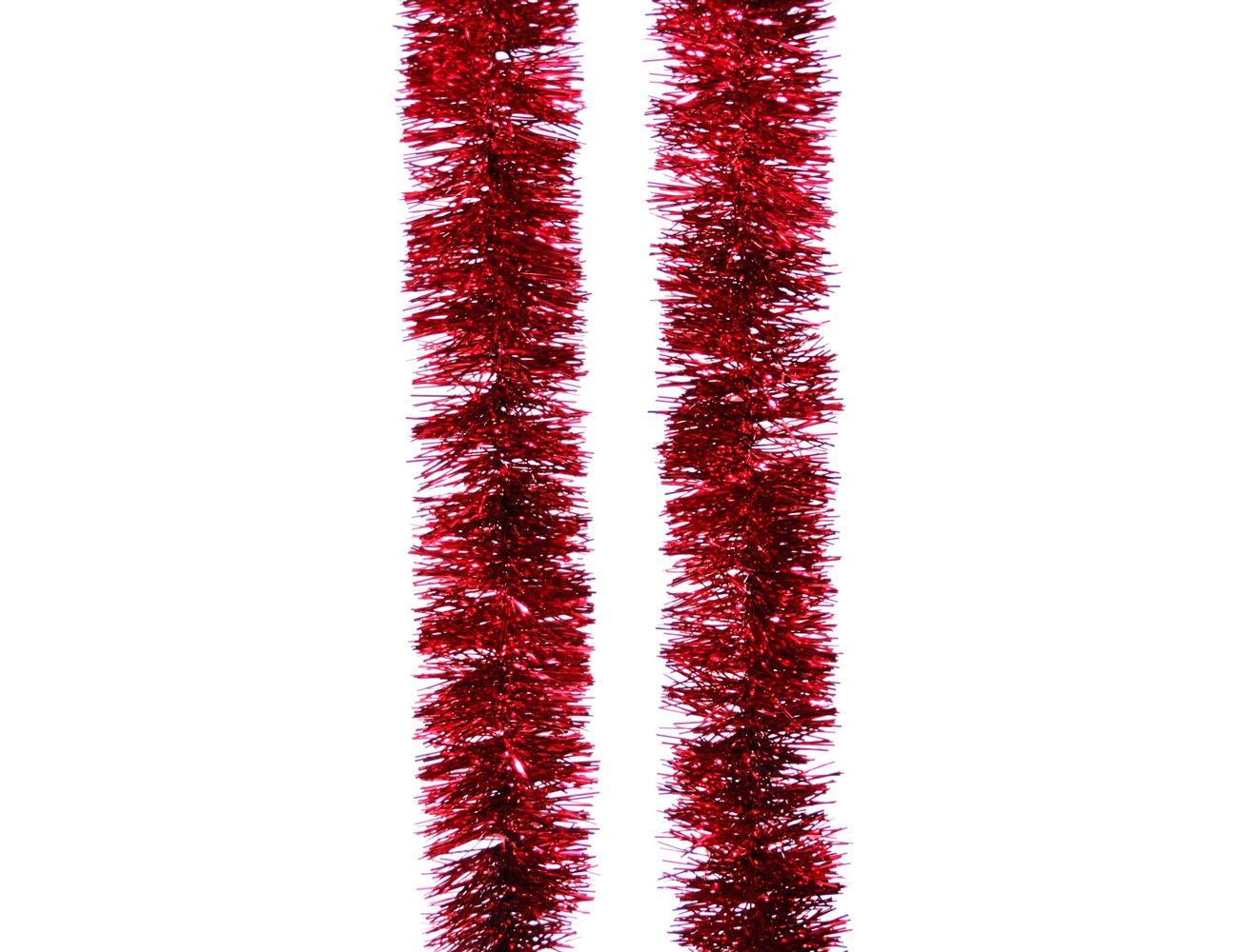 Мишура ПРАЗДНИЧНАЯ, 5 см х 2 м, цвет - красный, MOROZCO