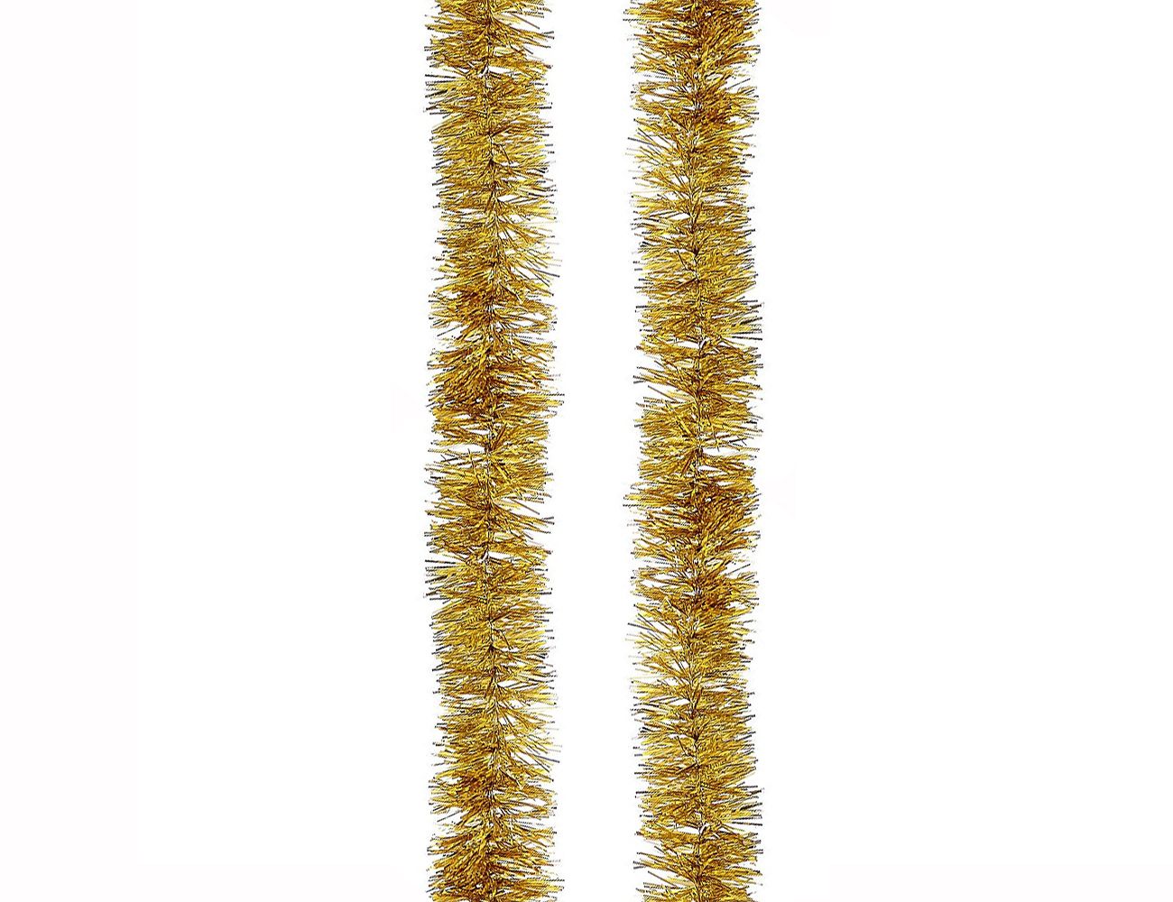 Мишура ПРАЗДНИЧНАЯ, 5 см х 2 м, цвет - золотой, MOROZCO