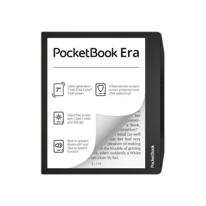Книга электронная PocketBook 700 Era Stardust Silver (PB700-U-16-WW) – купить в Москве, цены в интернет-магазинах на Мегамаркет