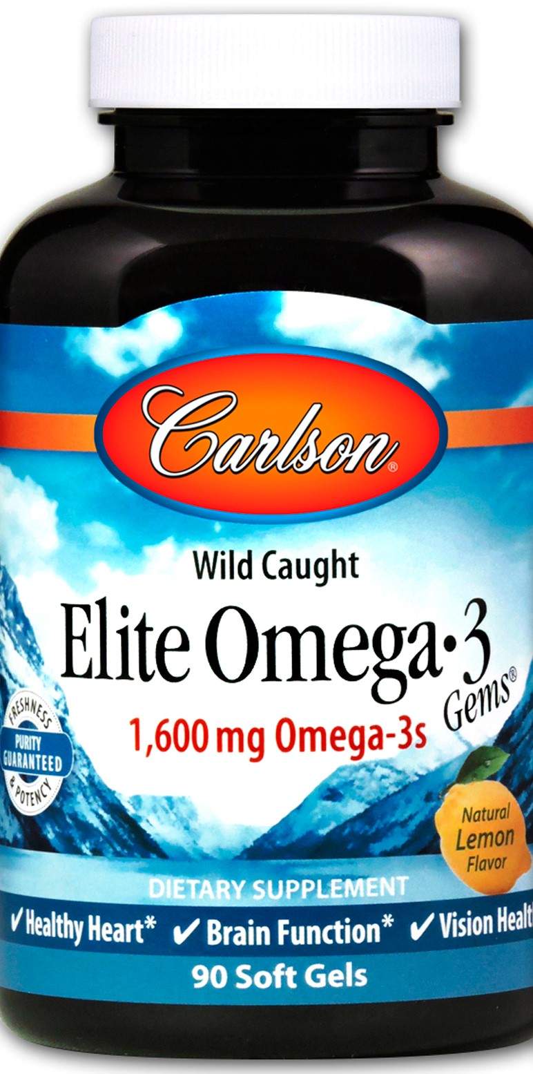 Elite Omega-3 Carlson 1600 мг капсулы 90 шт. - купить в Белок.шоп - Интернет магазин спортивного питания, цена на Мегамаркет