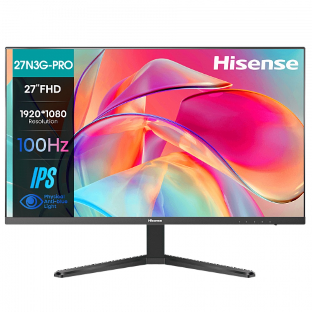 27" Монитор HISENSE 27N3G-PRO черный 100Hz 1920x1080 IPS – купить в Москве, цены в интернет-магазинах на Мегамаркет