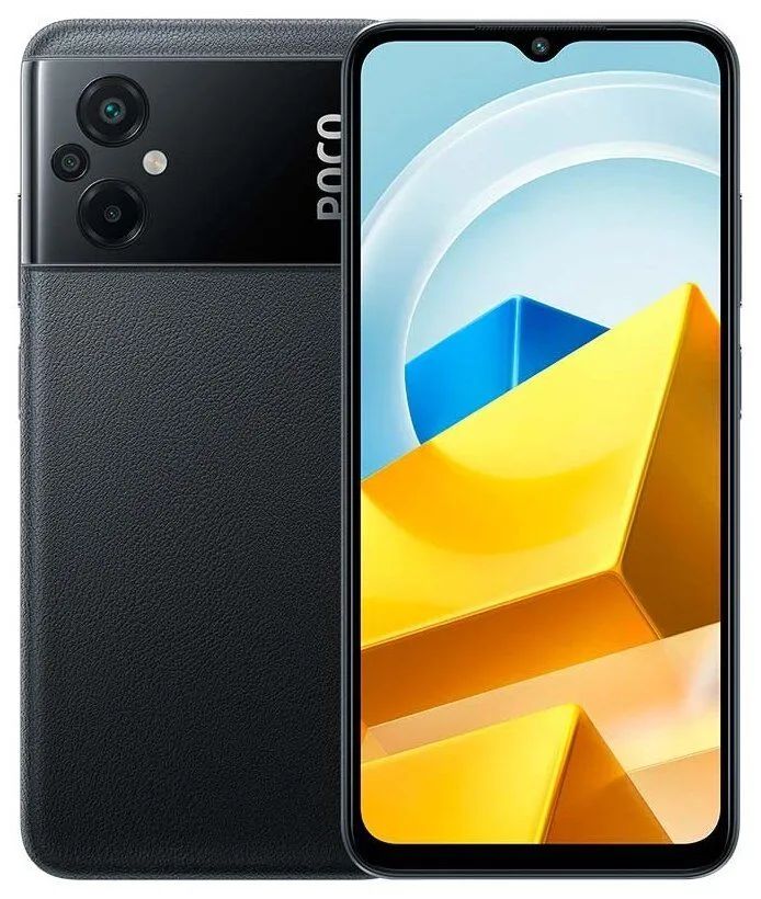 Смартфон POCO M5 4/64Gb, черный, купить в Москве, цены в интернет-магазинах на Мегамаркет